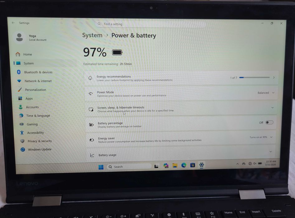 Lenovo Thinkpad X1 Yoga gen 2