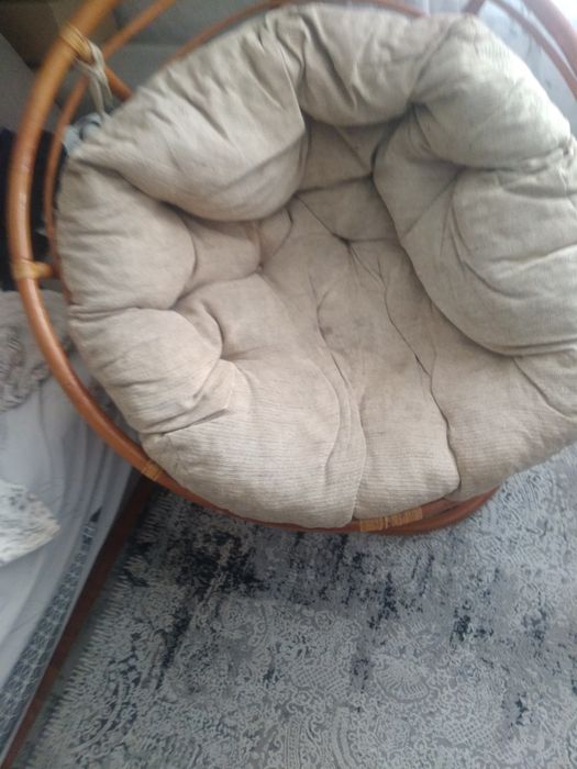 Кресло круглое дерево