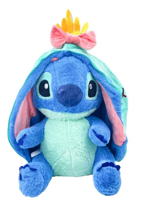 2в1 Голяма Плюшена трансформираща се играчка Стич 40см Stitch