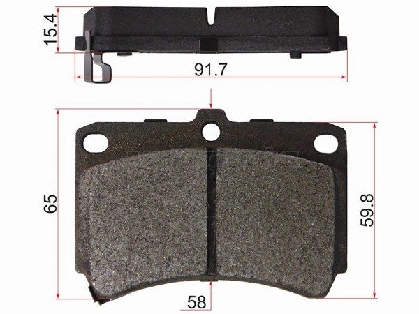 Колодки тормозные Kia Rio