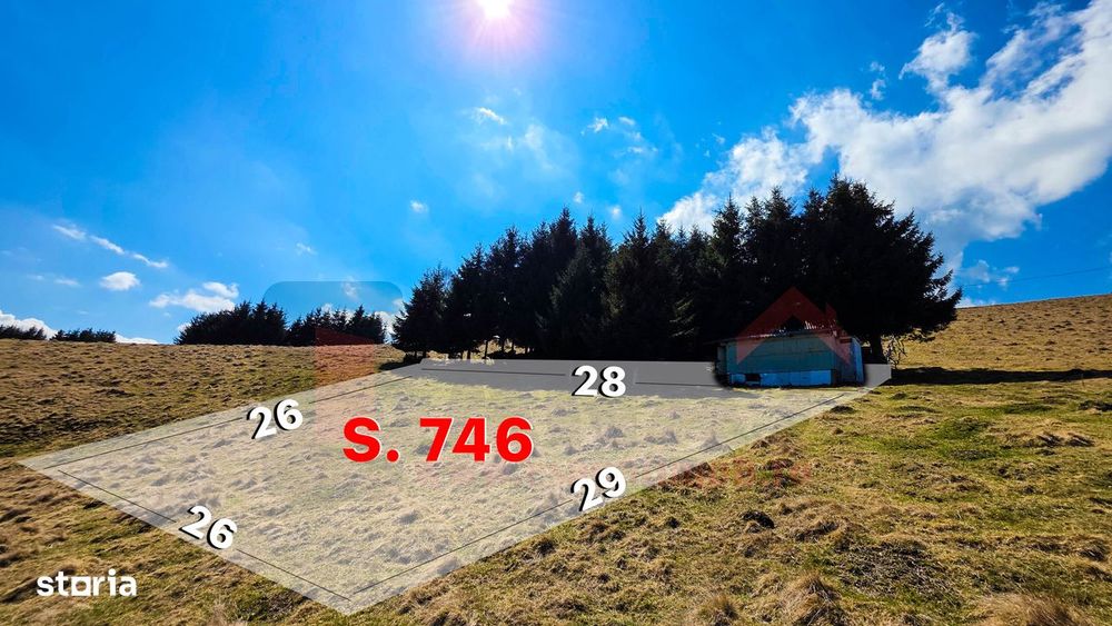 Teren Deosebit | Panoramic + PUZ+Cabana | Drumul Paltinisului | 746mp