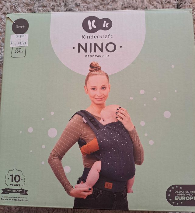 Ергономична раница за носене на дете Kinderkraft NINO