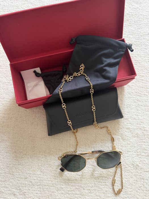 Ochelari de soare original Valentino cu lant