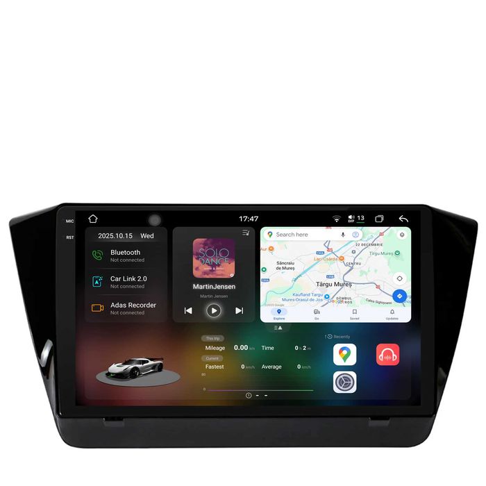 Navigatie Android Dedicata Skoda Superb 3 (2015-2019), BT, Carplay