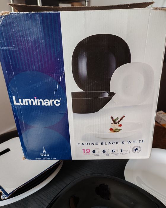 Set farfurii porțelan Luminarc 19 piese