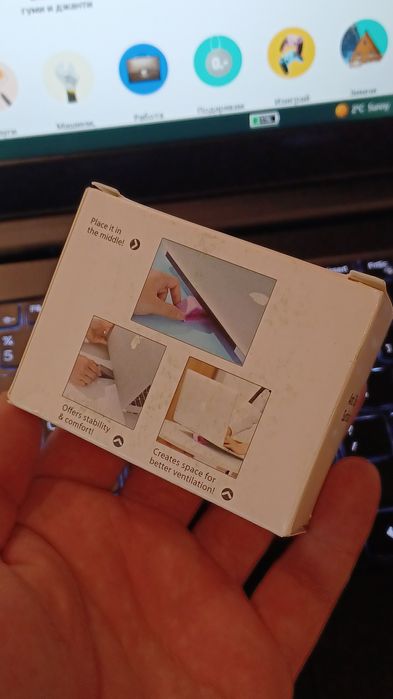 Стойка за лаптоп,  повдигащи метални стойки за охлаждане на лаптоп