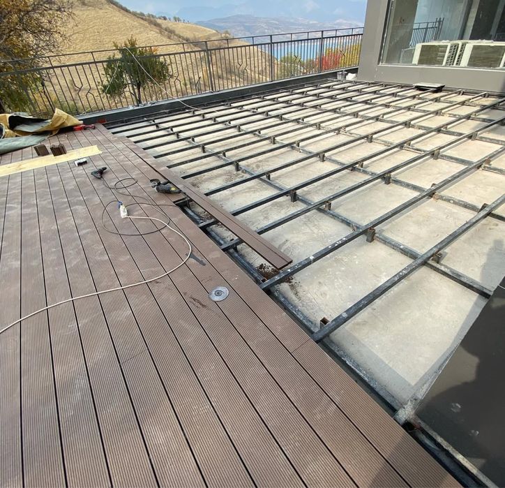 Террасная доска ДПК, Уголок, Монтаж