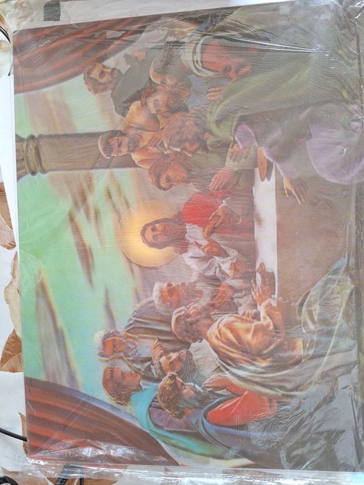 Картина триизмерна на тайната вечеря.