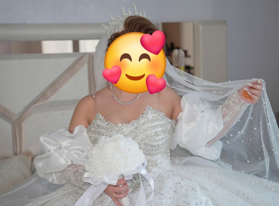 Сватбена рокля  кото нови носена сомо няколко часа