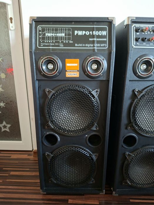 Boxe Temeisheng PMPO 1500 W Super Karaoke