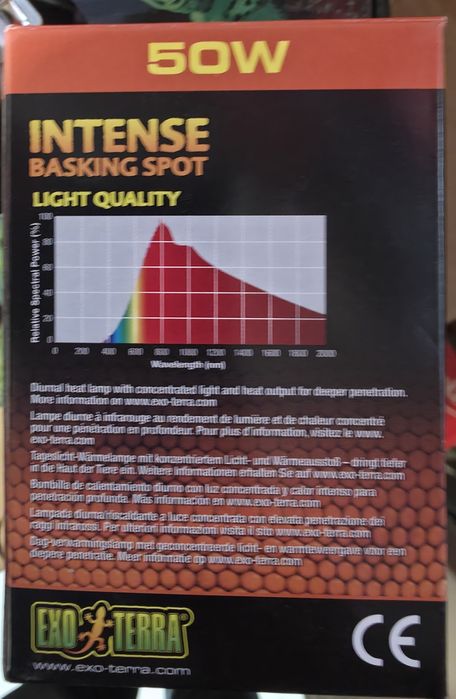 Крушка плюс фасунга за терариум крушката е UV и е нагревателна