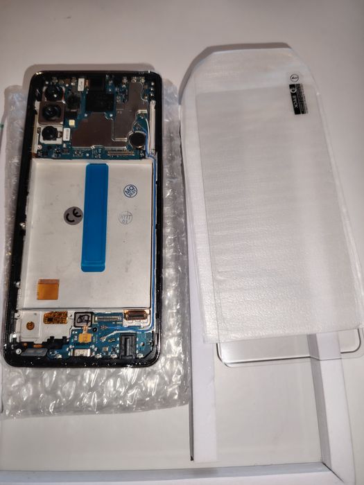 Ecrane cu rama și sticla protecție Samsung A52
