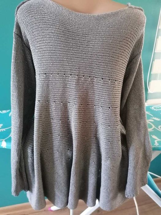 Жилетка сребриста плетиво 15 лв.