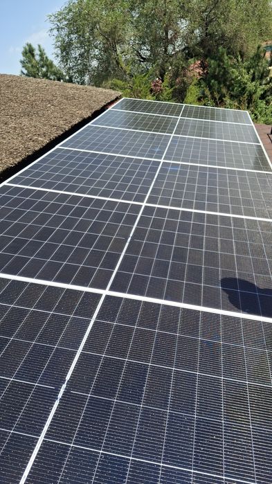 Установка солнечный панели