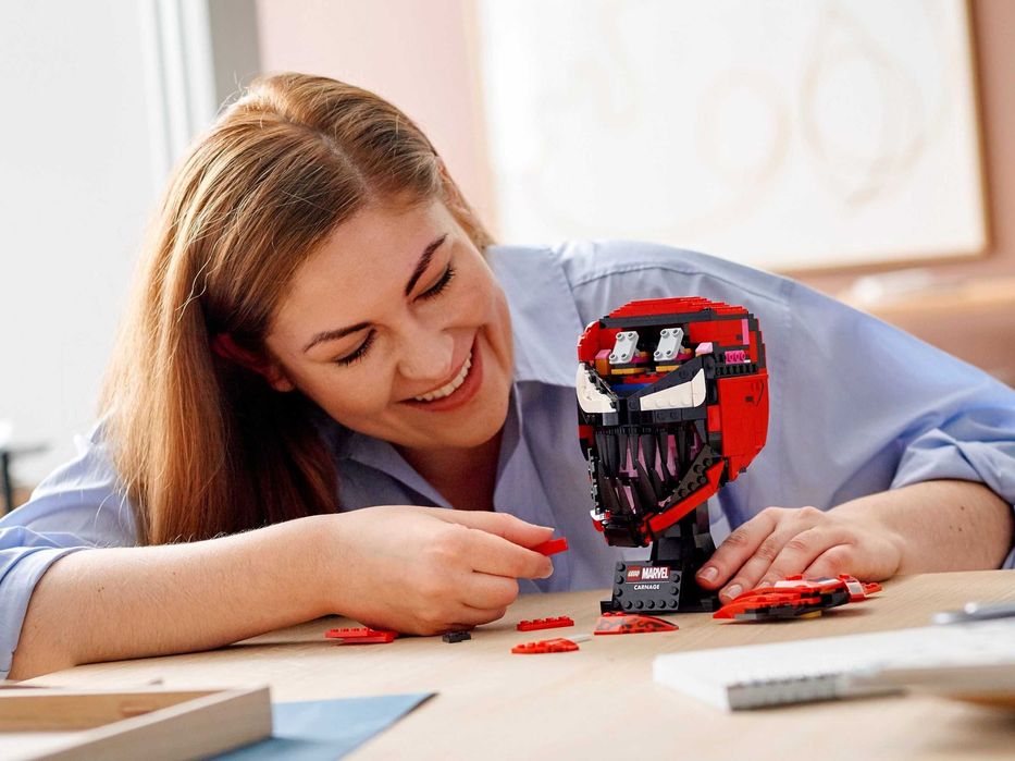 LEGO Marvel Heroes 76199 : Casca / Helmet CARNAGE -NOU, sigilat