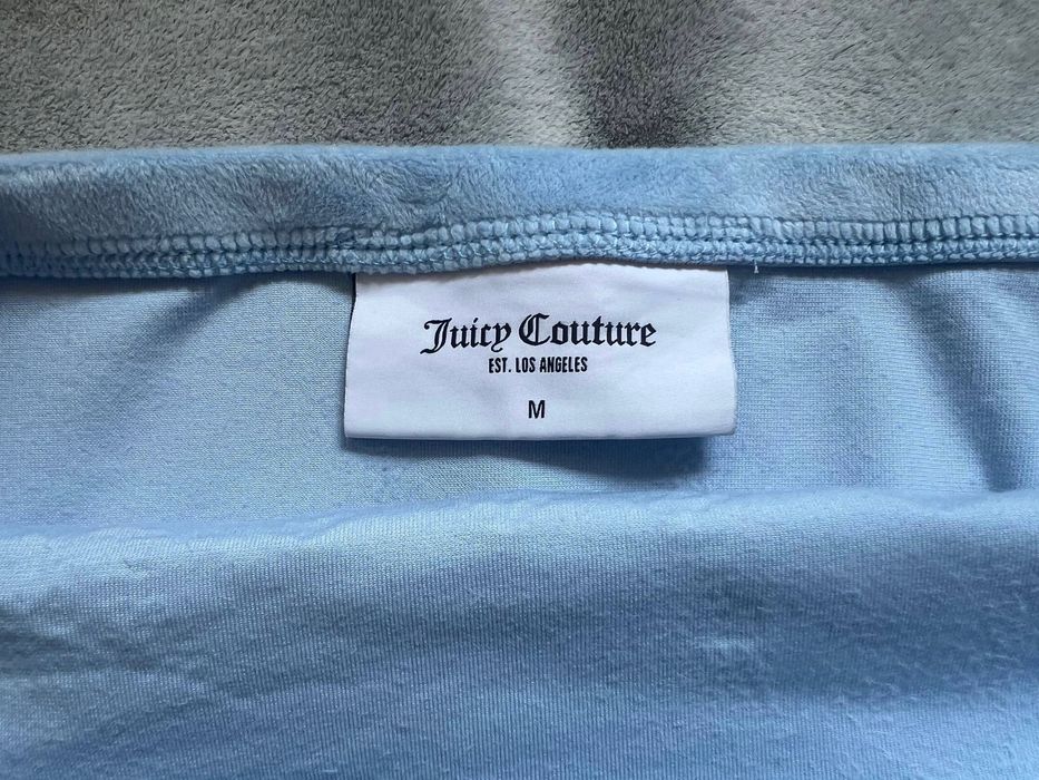 Juicy Couture велурен топ без презрамки