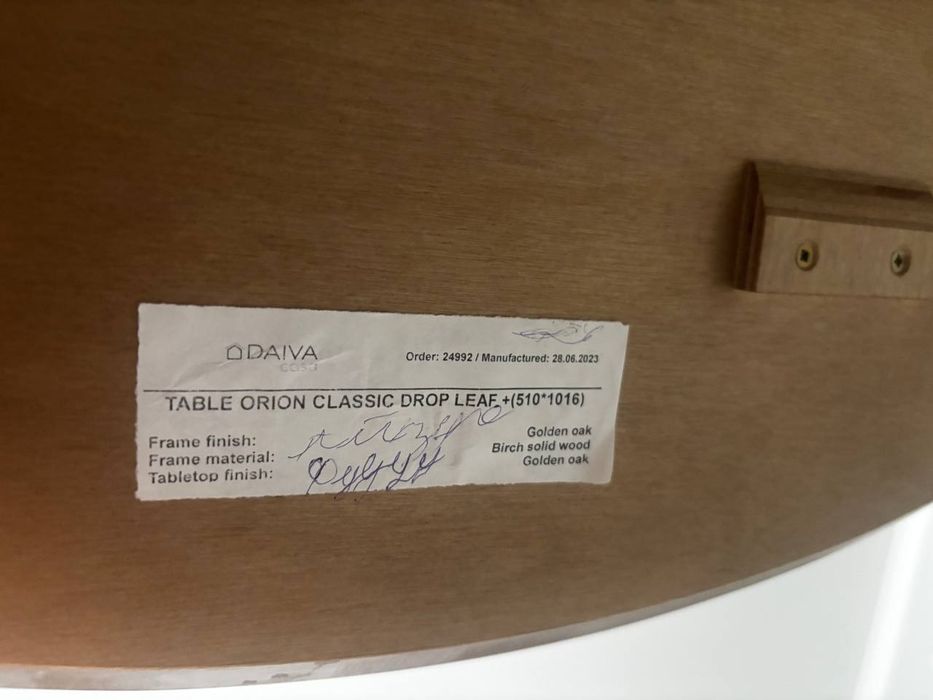 Раздвижной стол DAIVA CASA Orion Classic + 2 стула