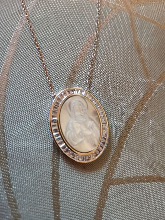 Ново колие sterling silver с висулка