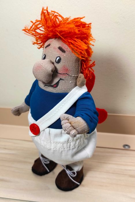 Кукла Карлсон. Фрекен Бок. Ръчно изработена.