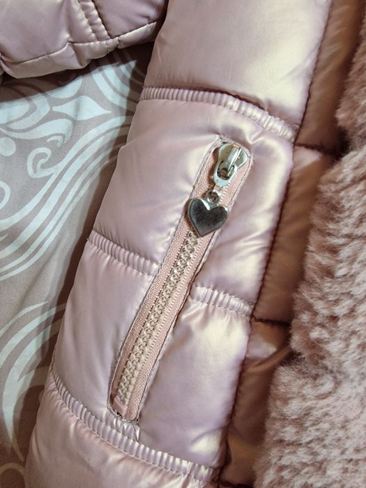 Пухено яке за момиченце