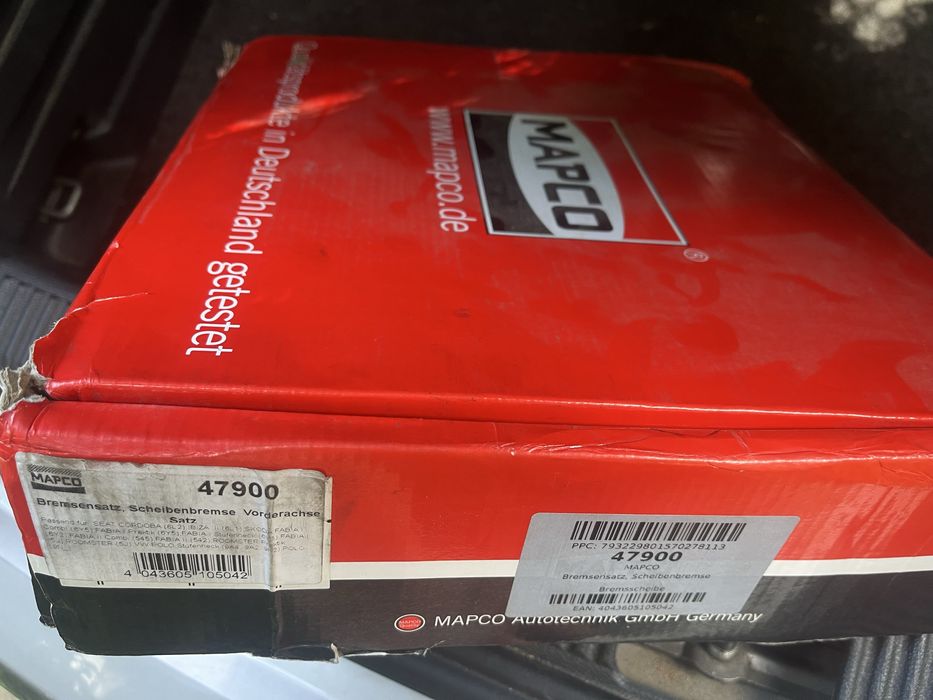 Set placute discuri Mapco