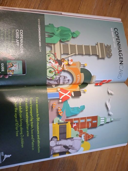 Справочник пътеводител за Копенхаген, Дания на английски език