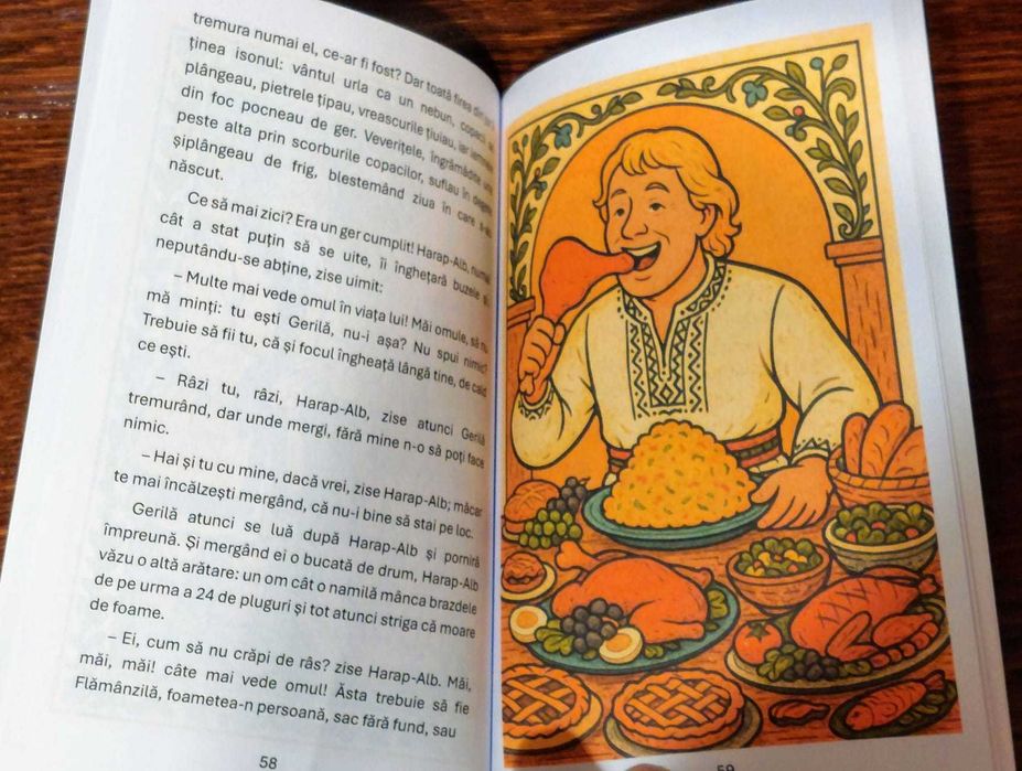 Povești cu ilustrații Harap Alb Tinerețe fără Bătrânețe(fără arhaisme)