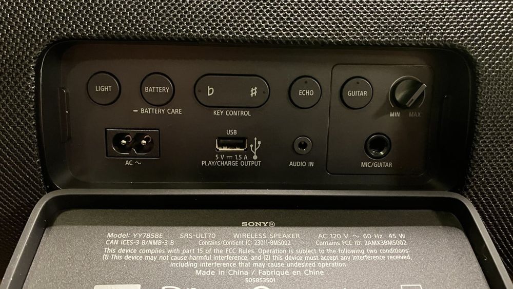 КАТО НОВА! Портативна Bluetooth колонка SONY SRS  ULT FIELD 7 с Батерия ДО 30 ЧАСА и  Остатъчна Гаранция от 18 месеца