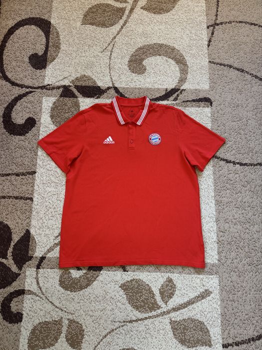 Мъжка тениска с яка Adidas - Bayern Munchen