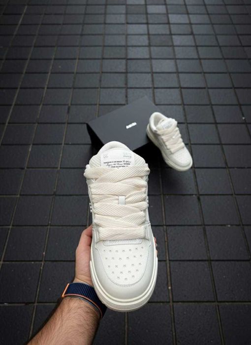 AMIRI MA 1 Alb - Piele - Full Box