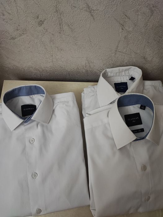 Рубашка белая Glassman