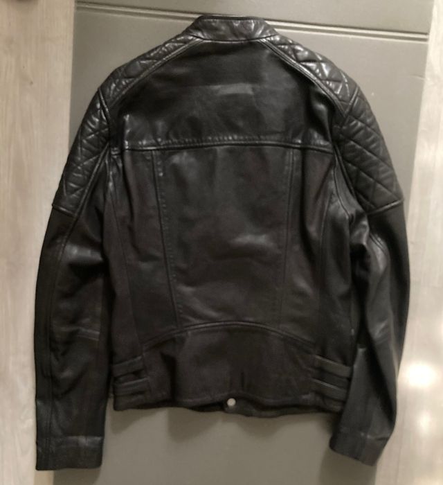 НОВО Мъжко кожено яке AllSaints, XS