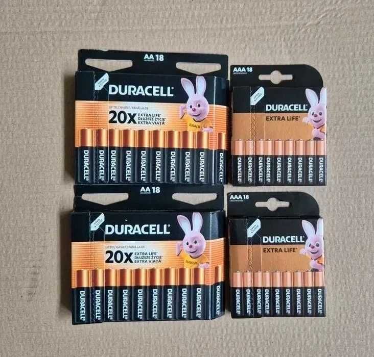 Duracell baterii 36 buc de AA + 36buc de AAA