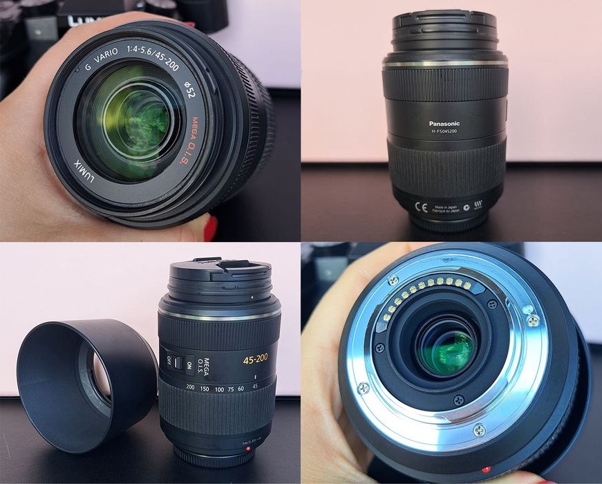 Фотоапарат Panasonic Lumix G7 + 3 обектива + пълен комплект аксесоари