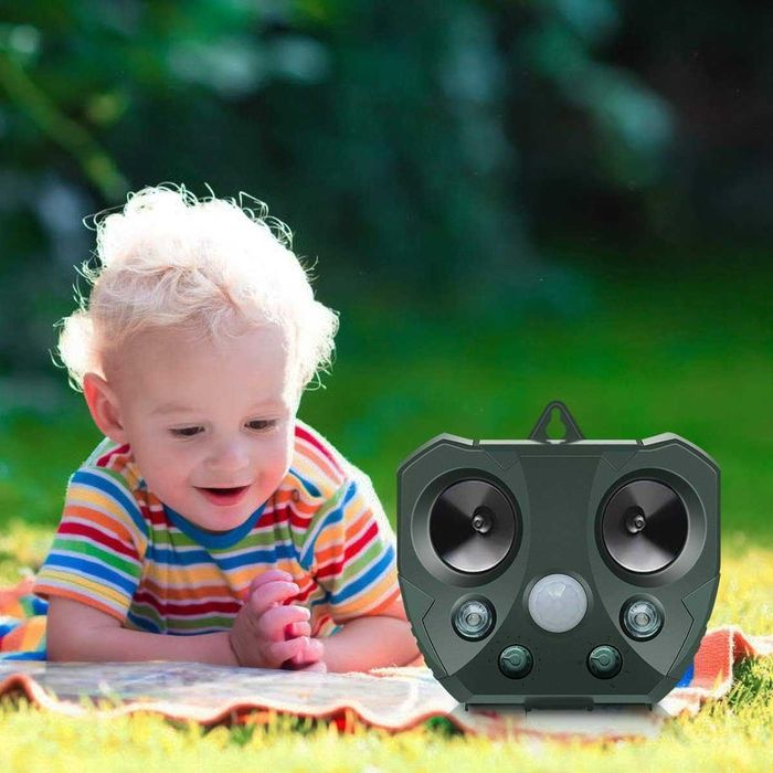 Ультразвуковой отпугиватель птиц, животных на солнечных батареях