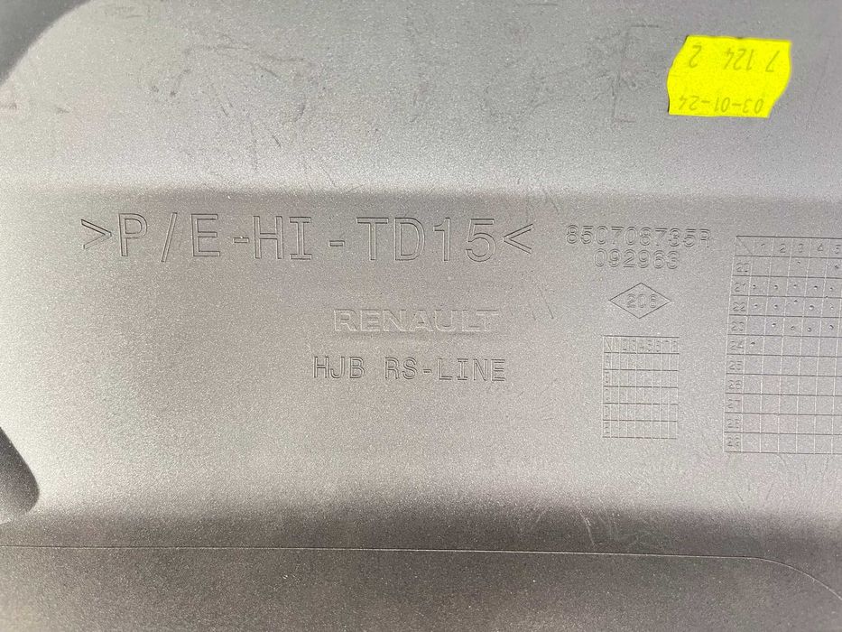 Spoiler bara spate Renaut Captur 2 RS line 2019+ nou original Renault