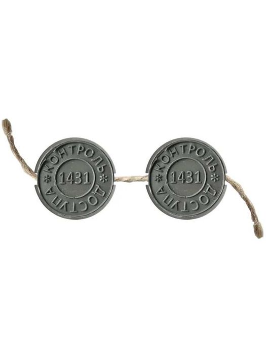 Опечатывающее устройство под нить (цвет: серый) комплект