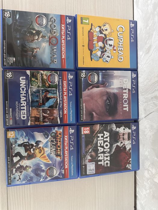 Диски на PS4 б/у в отличном состоянии