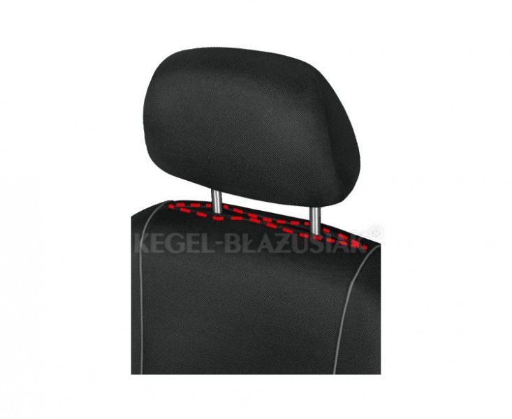Huse scaune auto model Hermes Negru, marime L, Fata set huse auto