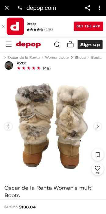 Cizme piele si blana naturala iepure de la OSCAR Sport marimea 38-38,5