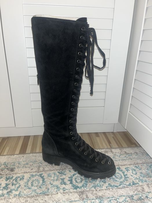 Cizme piele fara toc Musette