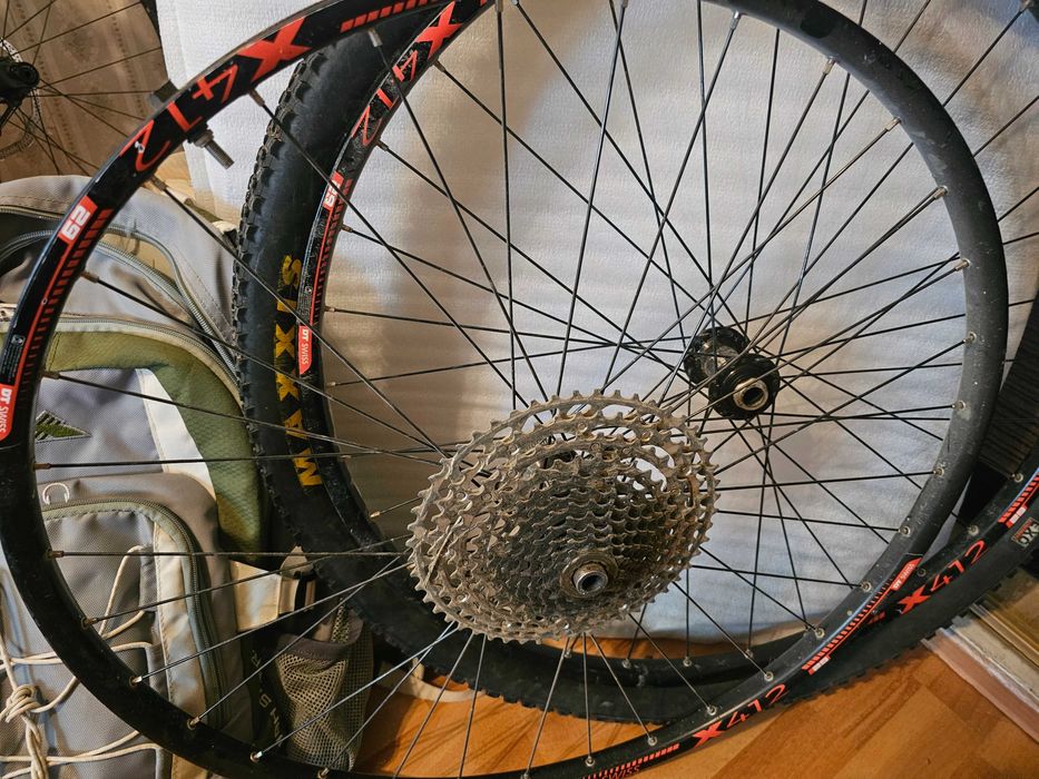 Set roti 29er dt swiss x412 butuci XT  12x148 si 15x100