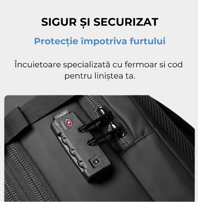 Rucsac de calatorie cu Vacuum, Bagaj de mana, Extensibil, 49*32*15 cm