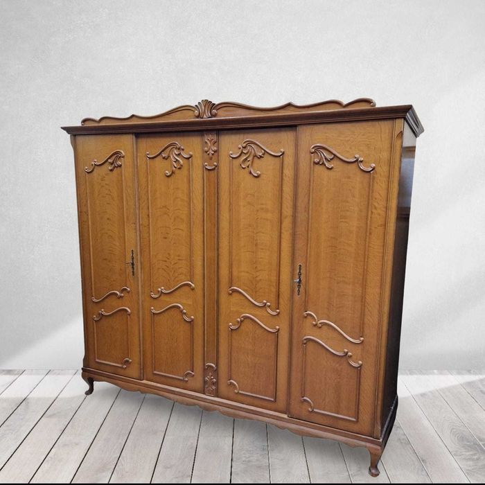 *ПРОМОЦИЯ* Четирикрилен гардероб в стил "ЛУИ XV"