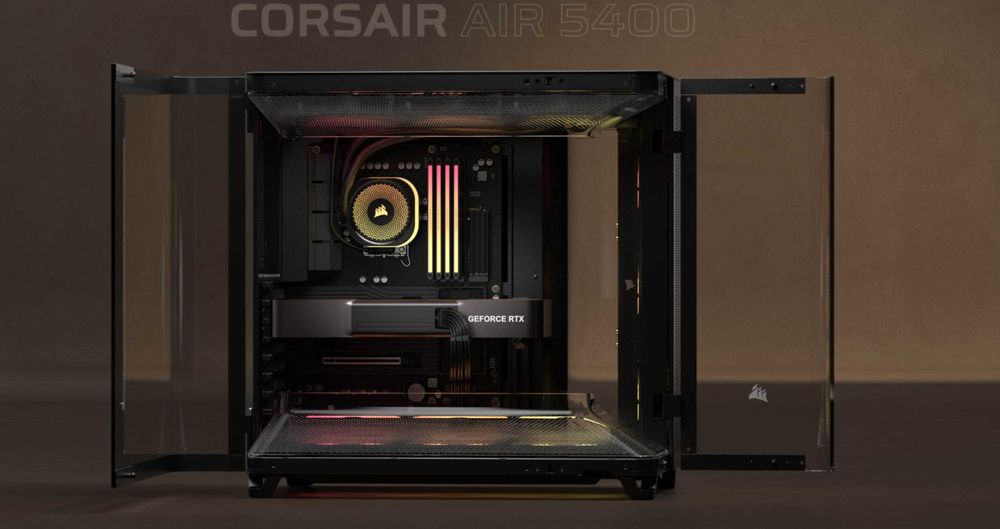 Компютърна кутия Corsair AIR 5400 RS-R ARGB Triple Chamber