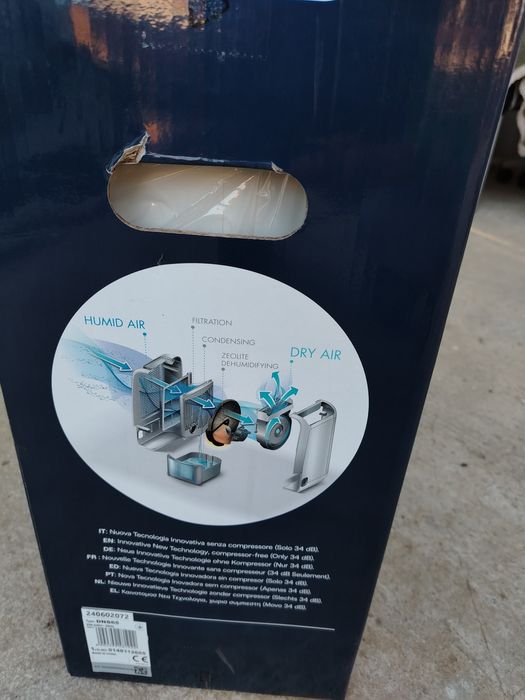 Dezumidificator Delonghi DNS 65, nou