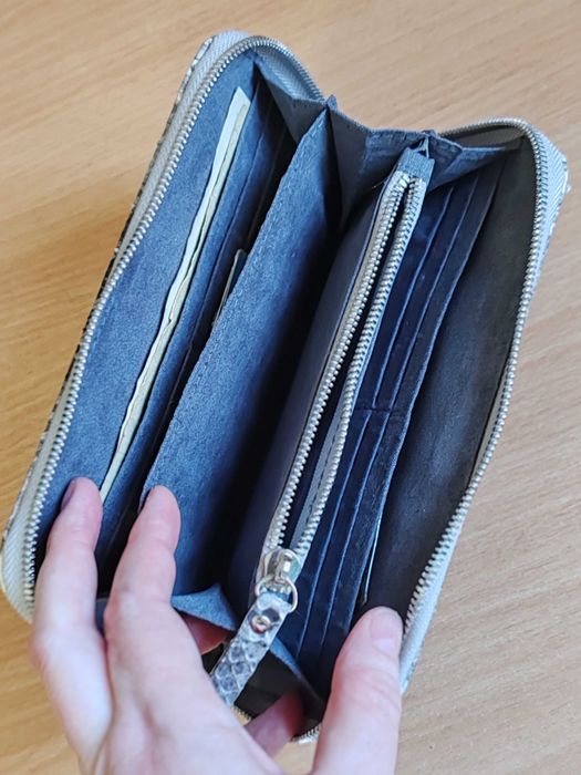 Кошельки женские из кожи змеи и бахмаля