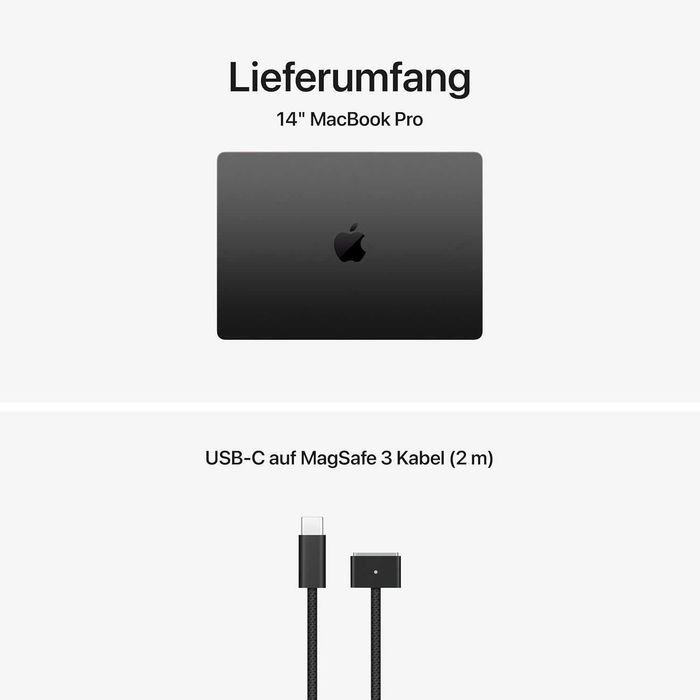 Apple MacBook Pro 16 M5 Pro (2026) QWERTY 24GB RAM 1TB 18-Core CPU 20-Core GPU - Black MGEA4B/A 0195950714524 | MGEA4B/A