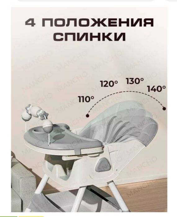 Новый стульчик для кормления (в упаковке)