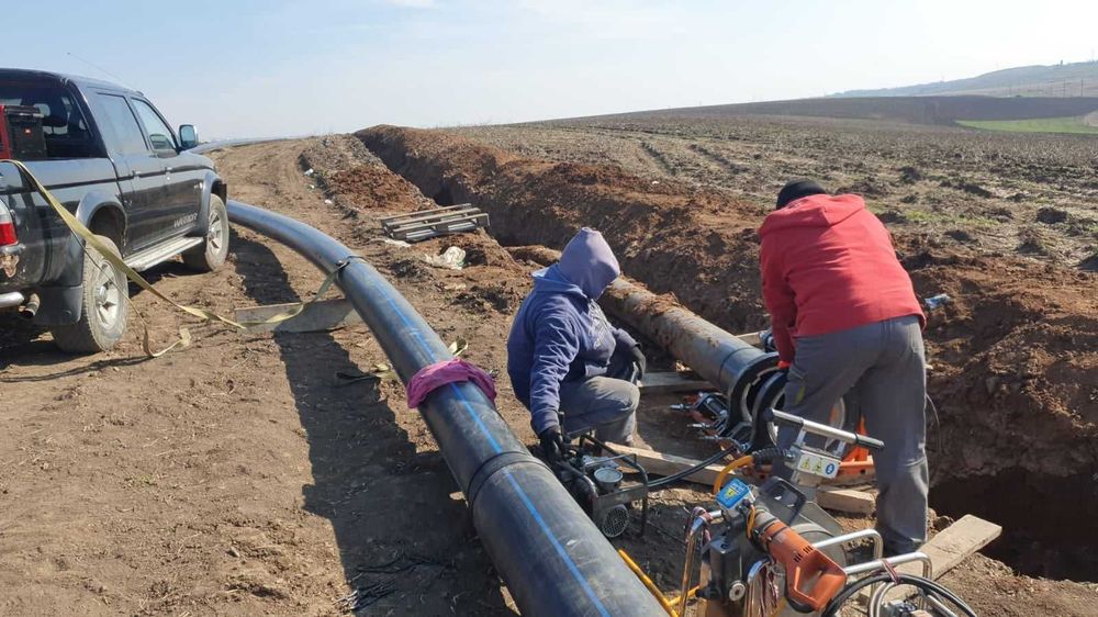 Sudura cap la cap teava din polietilena